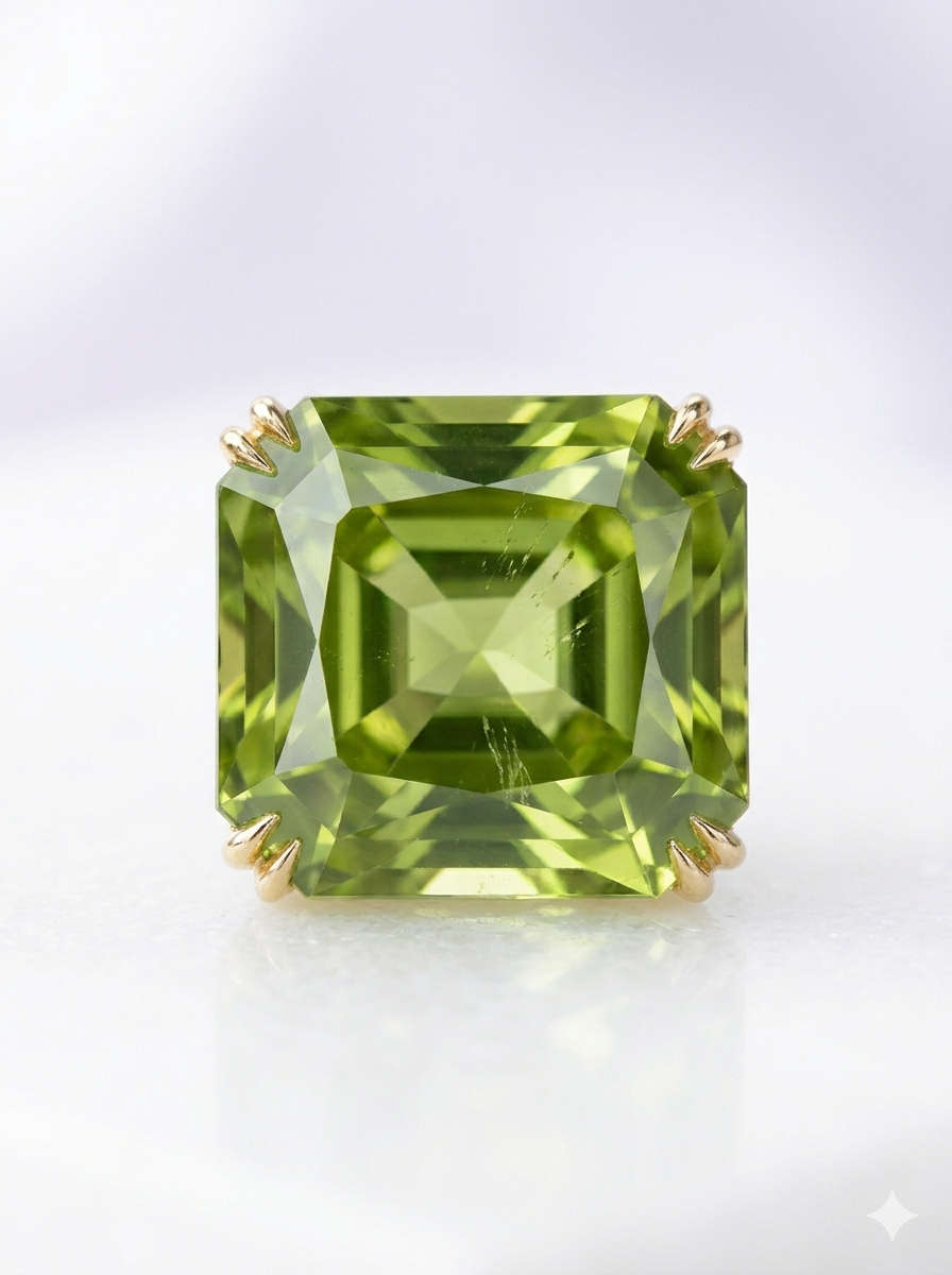 August Virgo birthstone peridot gemstone